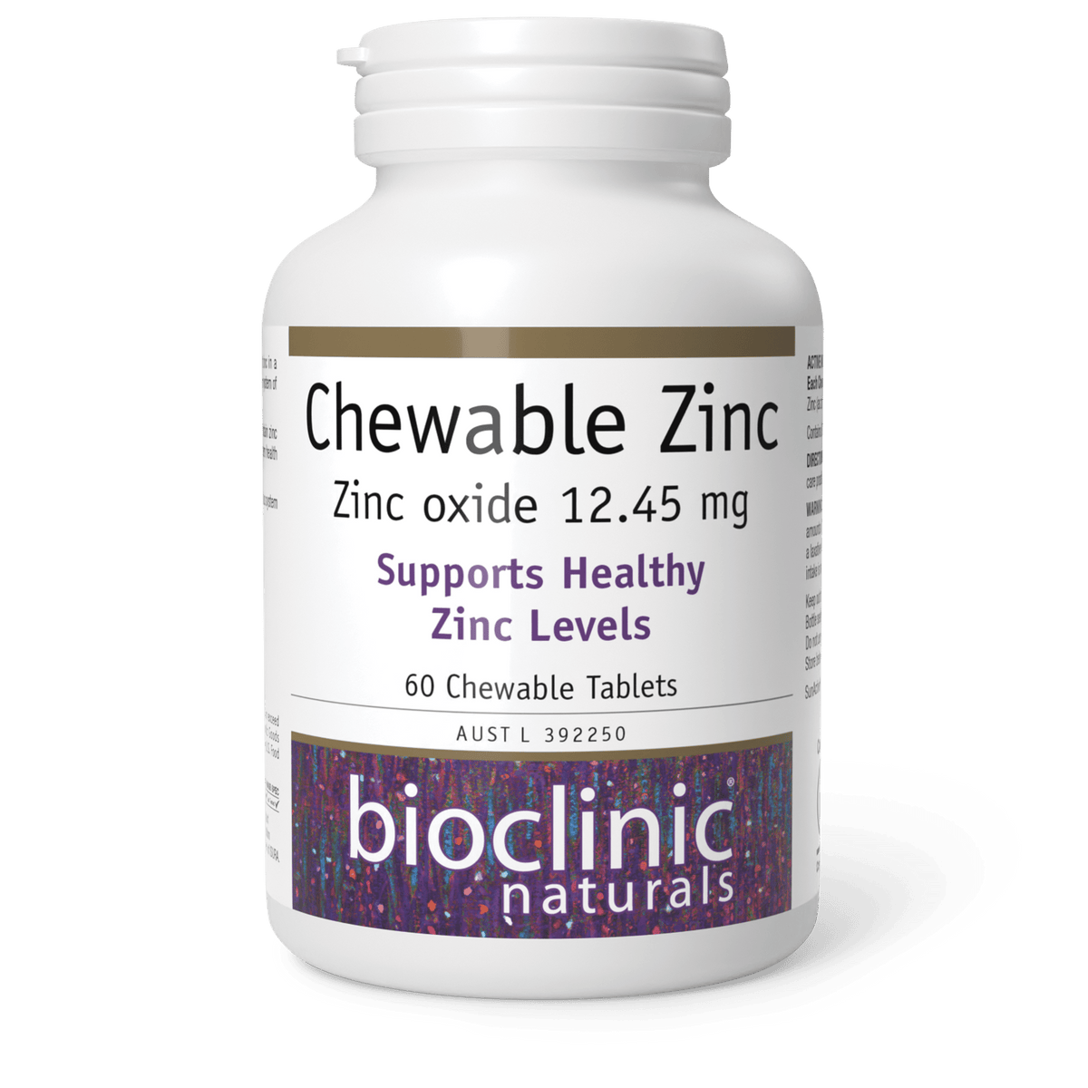 Bioclinic Chewable Zinc 60t
