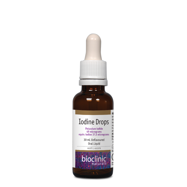 Bioclinic Iodine Drops 30ml unflavoured liquid