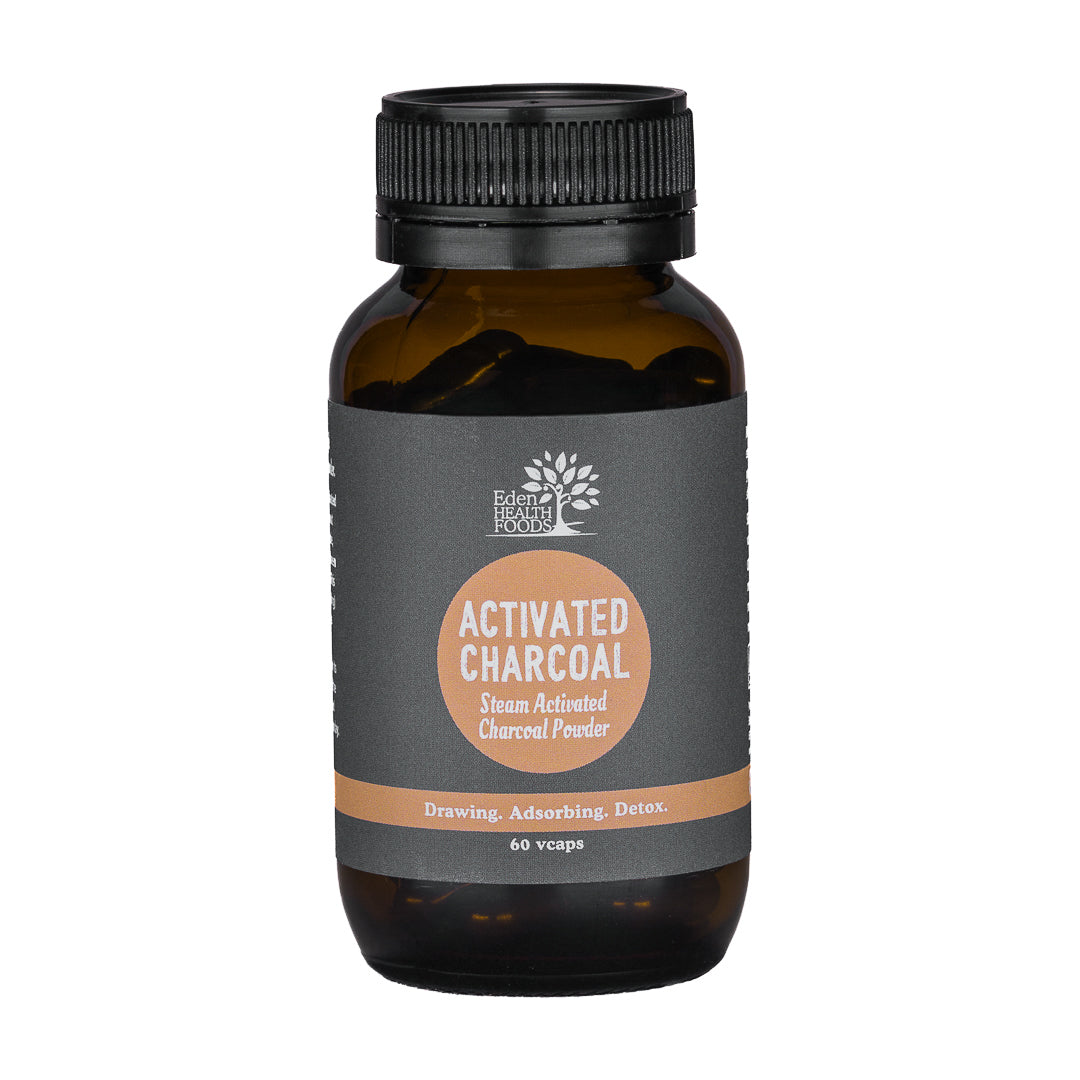 Eden Health foods Activated Charcoal, 60 CAPSULES