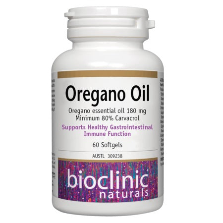 Bioclinic Naturals Oregano Oil 60 Softgels