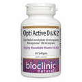 Bioclinic Naturals Opti Active D & K2 60 softgels