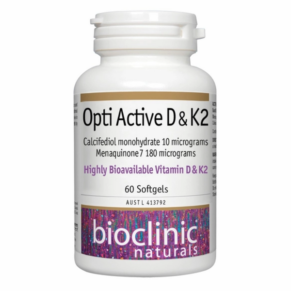 Bioclinic Opti Active D & K2 60c