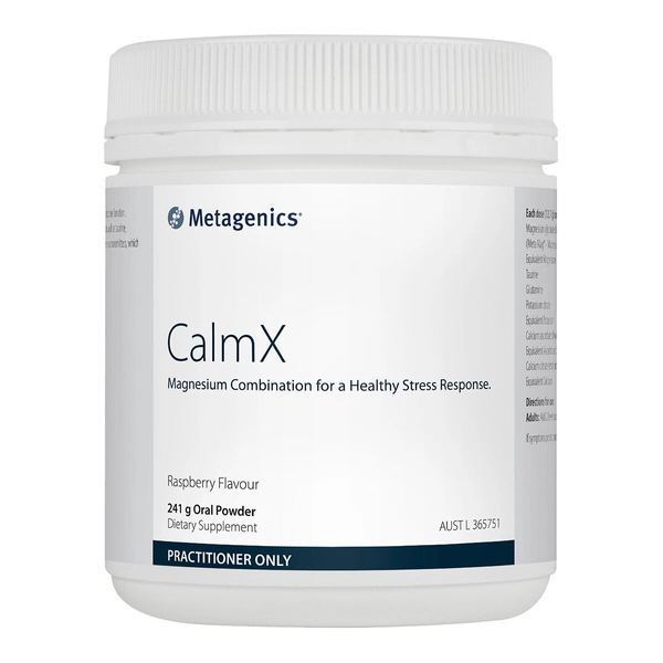 Metagenics CalmX Oral Powder Raspberry Flavour 241g